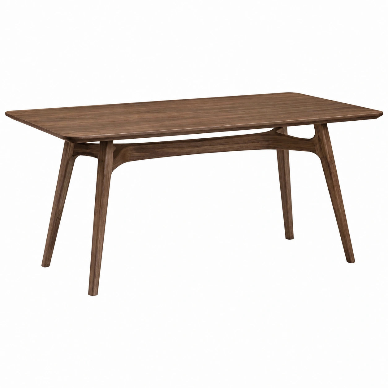 Table à manger en bois de noyer marron